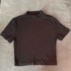 Babaton Black Crop Top